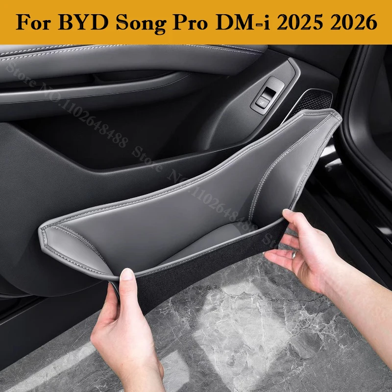 Для BYD Song Pro DM-i 2025 2026: Водонепроницаемый кожаный защитный коврик-органайзер для дверных карманов, автомобильные аксессуары
Для BYD Song Pro DM-i 2025 2026: Водонепроницаемый кожаный защитный коврик-органайзер для дверных карманов, автомобильные аксессуары