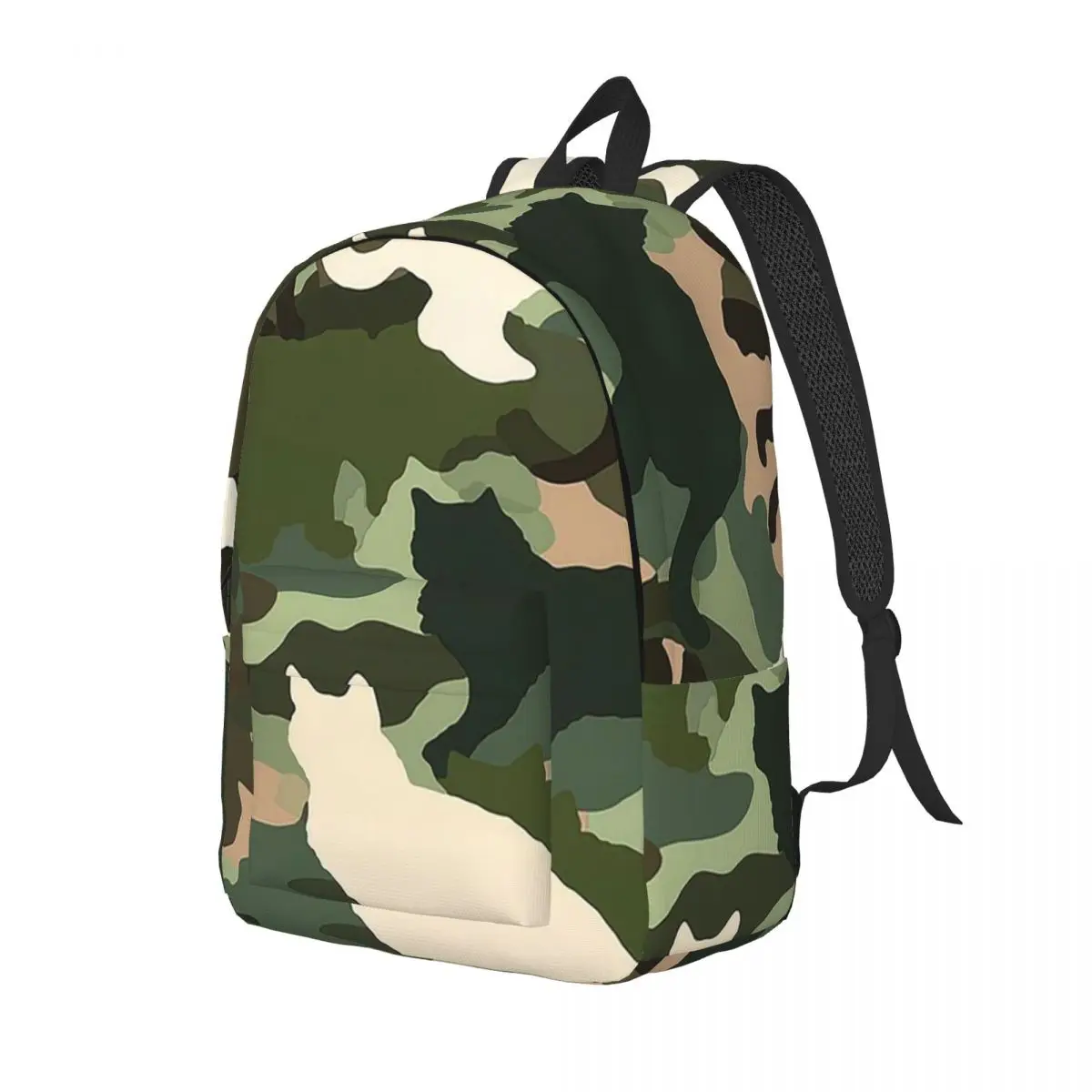 Cat Camouflage Backpack Daypack Large Capacity Kids BookBag School Bag Shoulder Bags for Men Women
Cat Camouflage Backpack Daypack Large Capacity Kids BookBag School Bag Shoulder Bags for Men Women