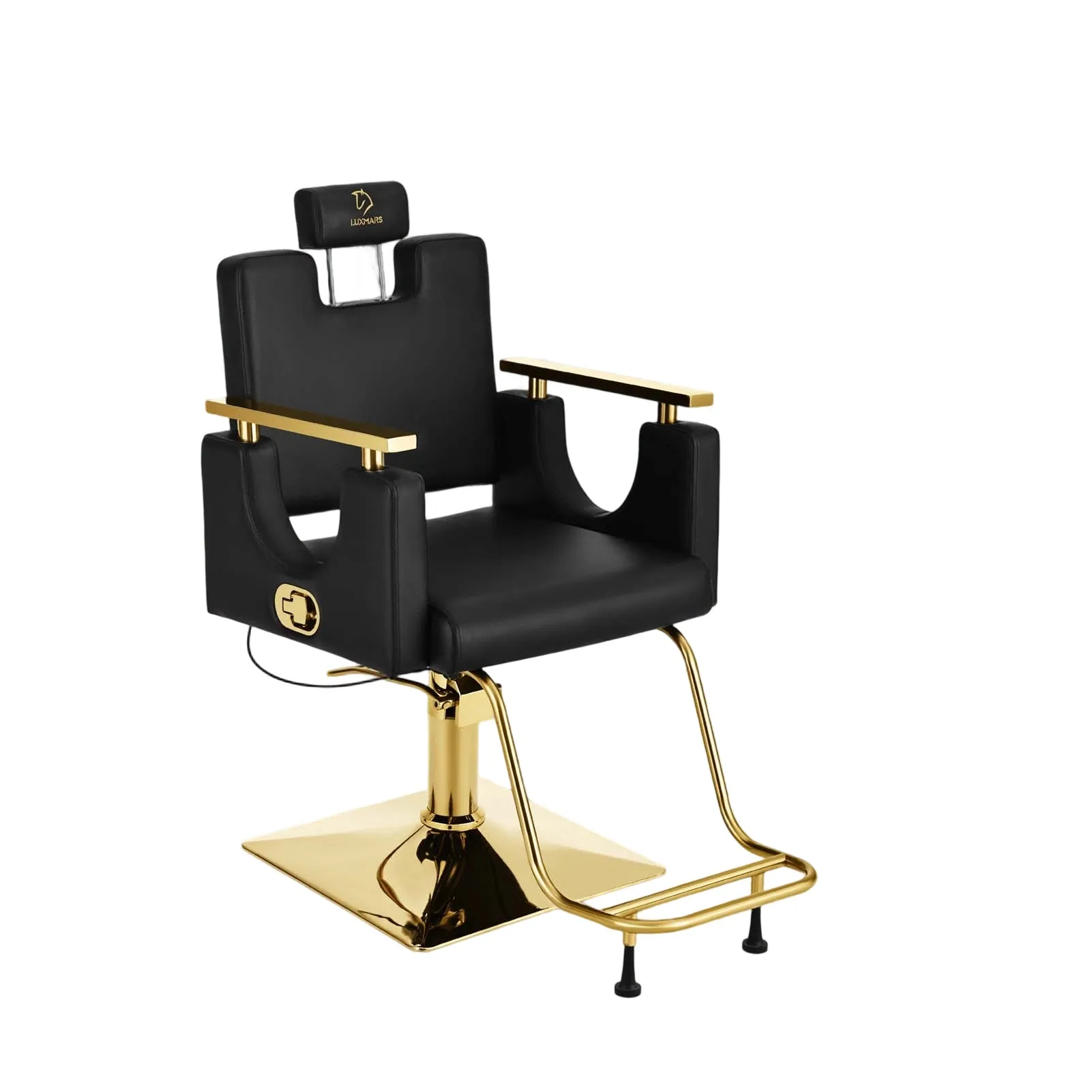 Professional Barber Chair Heavy Duty Hydraulic, 360° Swivel Lockable Salon Chair with Adjustable Headrest, 440LBS Capacity
Professional Barber Chair Heavy Duty Hydraulic, 360° Swivel Lockable Salon Chair with Adjustable Headrest, 440LBS Capacity