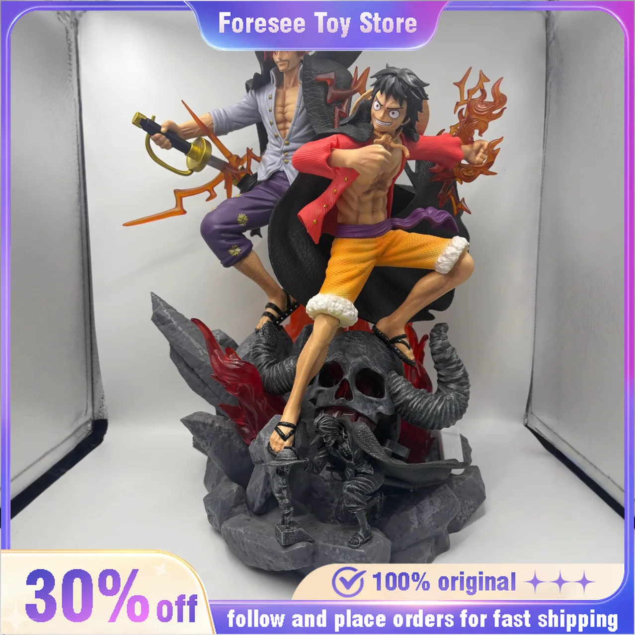 50cm Monkey D Luffy Shanks Figure ONE PIECE Anime Figures Resin Collectible Desktop Ornament Decorations Best Gifts for Children
50cm Monkey D Luffy Shanks Figure ONE PIECE Anime Figures Resin Collectible Desktop Ornament Decorations Best Gifts for Children