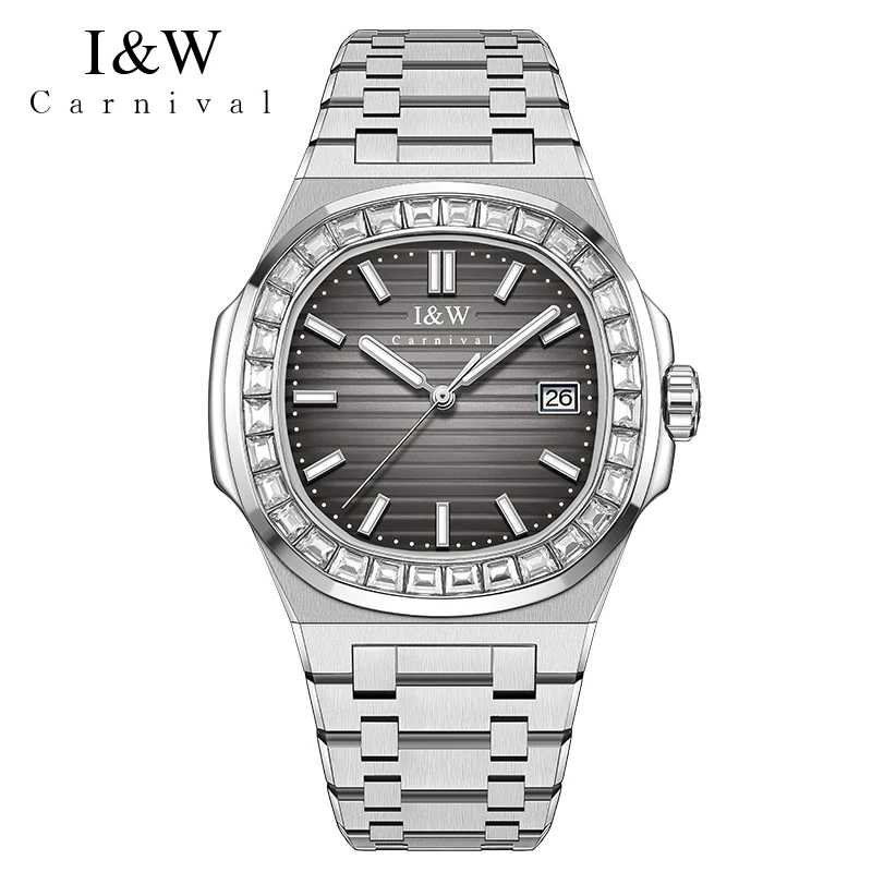 Carnival Brand IW High-End Series Imported Movement Mechanical Watch for Men 50M Waterproof Date Sapphire Luxury Watches Mens
Carnival Brand IW High-End Series Imported Movement Mechanical Watch for Men 50M Waterproof Date Sapphire Luxury Watches Mens