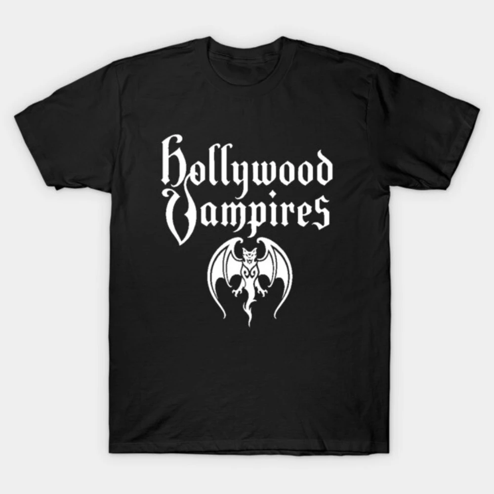 Men Women 2026 White Gothic Font Hollywood Vampires Vampire Bat Print Cotton Motorcycle T-shirt Hard Rock Street Clothes
Men Women 2026 White Gothic Font Hollywood Vampires Vampire Bat Print Cotton Motorcycle T-shirt Hard Rock Street Clothes