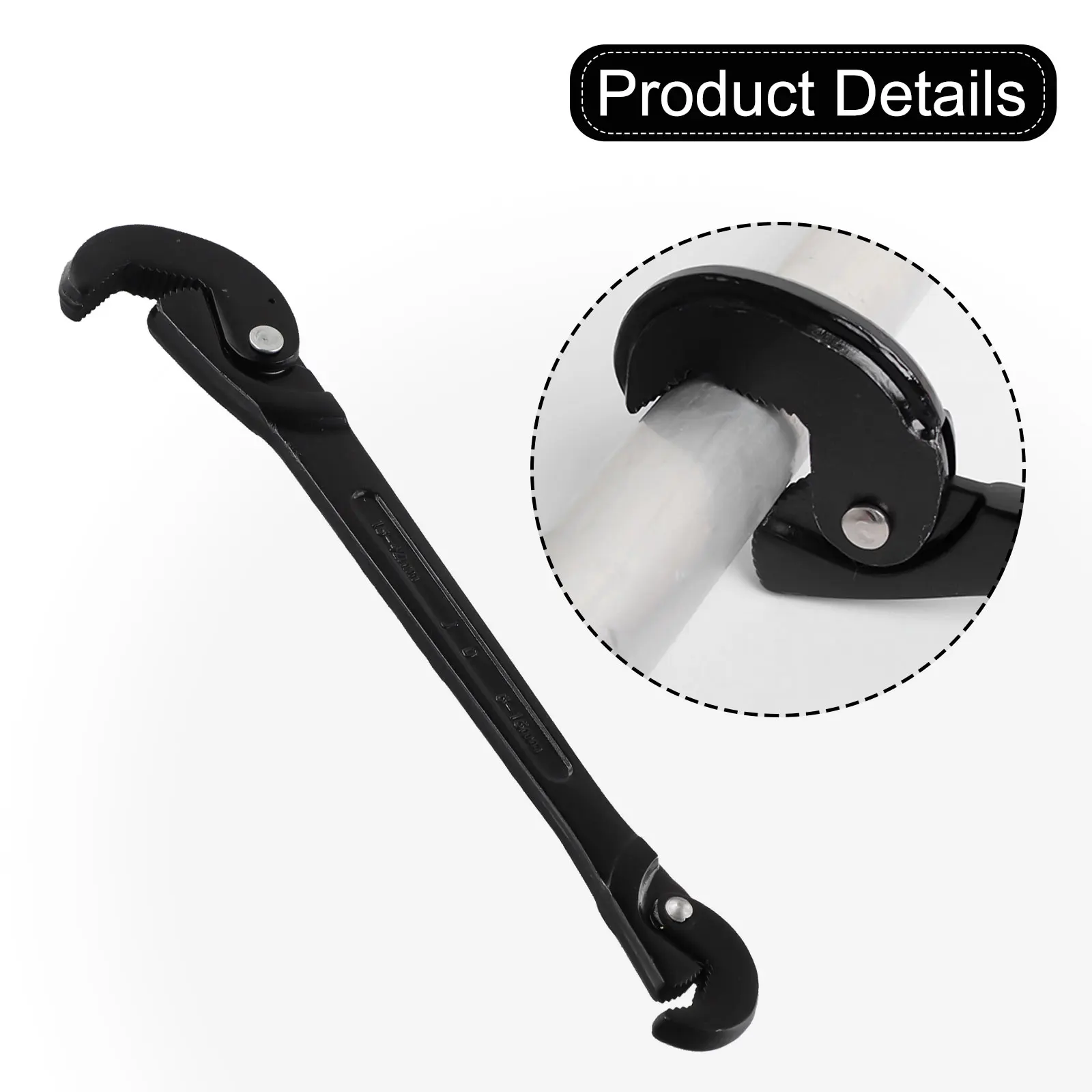 Quick Selfadjusting Spring Wrench Manual Dual End Sturdy Material Chrome vanadium Steel Long lasting Durability
Quick Selfadjusting Spring Wrench Manual Dual End Sturdy Material Chrome vanadium Steel Long lasting Durability
