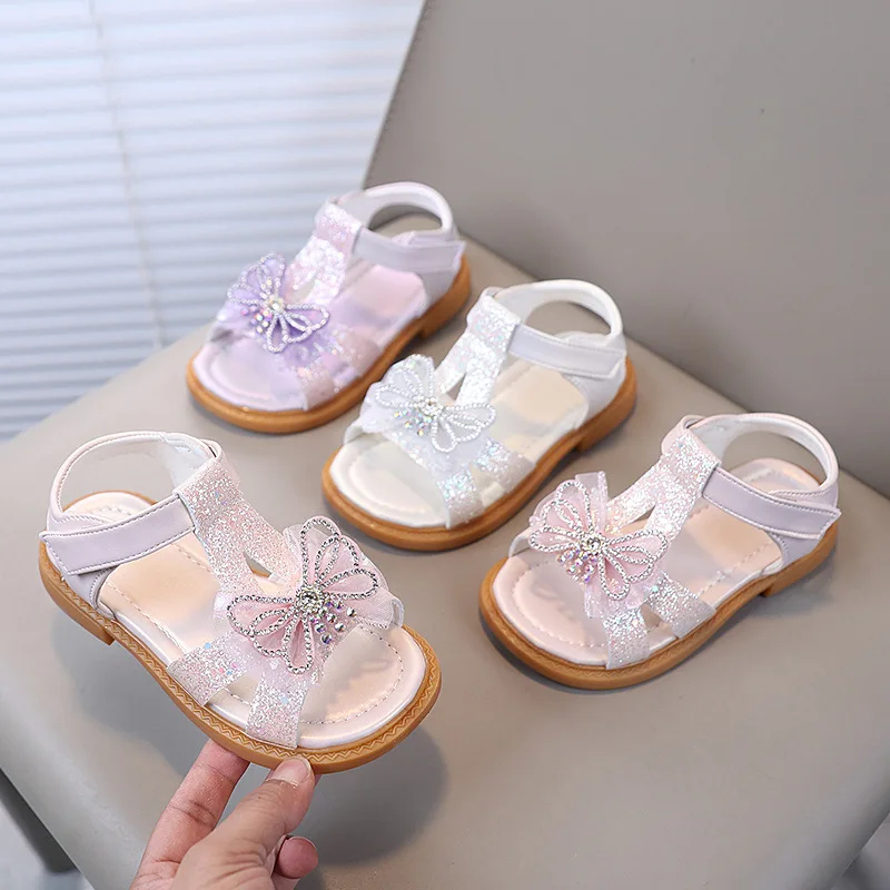 сандалии для девочек Summer Girls Shoes New Cute Children Butterfly Sandals Soft Soled Open-toe Fashion Versatile Princess Shoes
сандалии для девочек Summer Girls Shoes New Cute Children Butterfly Sandals Soft Soled Open-toe Fashion Versatile Princess Shoes