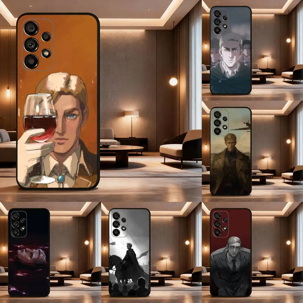 Anime E-Erwin S-Smiths Phone Case black case for Samsung Galaxy A32,A10,A71,A11,A12,A13,A31,Note10,etc. 
Anime E-Erwin S-Smiths Phone Case black case for Samsung Galaxy A32,A10,A71,A11,A12,A13,A31,Note10,etc.