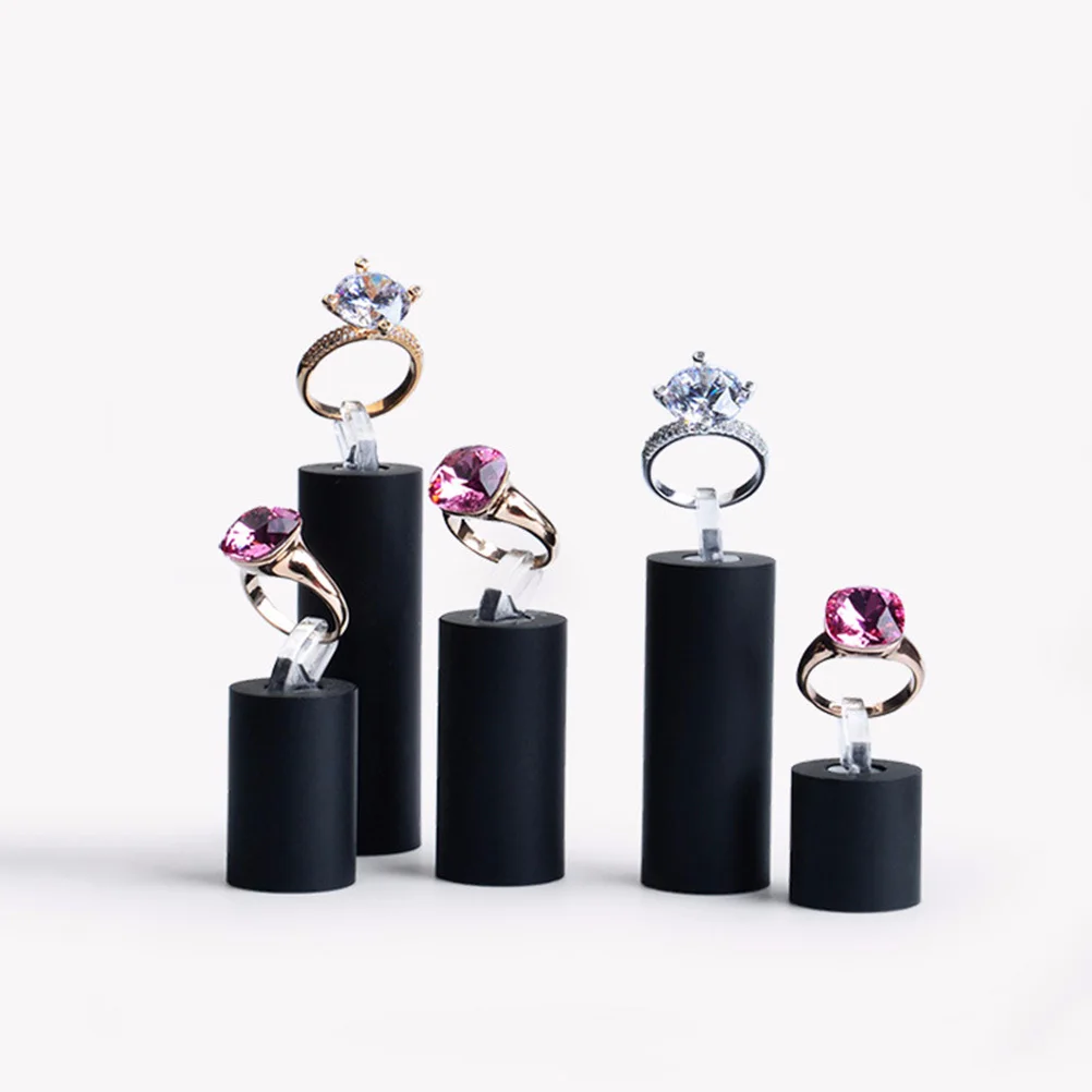 7Pcs Black Acrylic Ring Holder Unique Jewelry Stand Set for Countertop Bathroom Bedroom Display and Retail Decoration
7Pcs Black Acrylic Ring Holder Unique Jewelry Stand Set for Countertop Bathroom Bedroom Display and Retail Decoration
