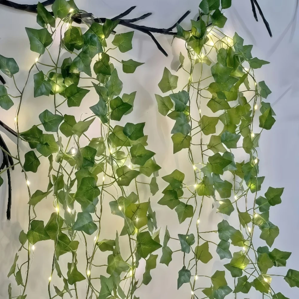 10M-2M Battery Operated String Light Artificial Ivy Fairy Light Christmas Tree Garland for Bedroom Curtain Dorm Wedding Decor
10M-2M Battery Operated String Light Artificial Ivy Fairy Light Christmas Tree Garland for Bedroom Curtain Dorm Wedding Decor