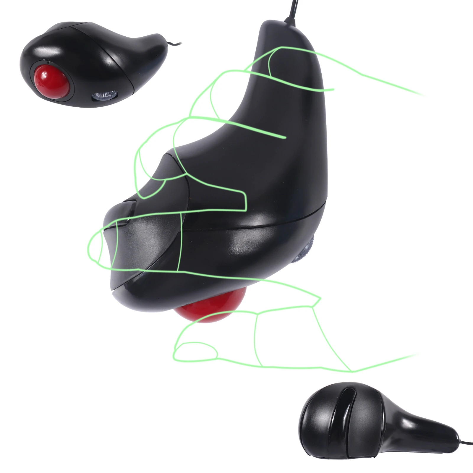 New 2.4G Wireless Trackball Mouse USB Air Laser Mouse Ergonomic Handheld Optical Mause For Laptop PC Computer Right Left Hand
New 2.4G Wireless Trackball Mouse USB Air Laser Mouse Ergonomic Handheld Optical Mause For Laptop PC Computer Right Left Hand