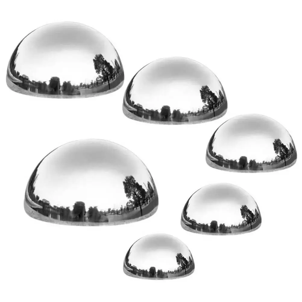 6 Pcs Garden Reflective Ball Mirrors Hemisphere Gazing Stainless Steel Decor Surface Balls
6 Pcs Garden Reflective Ball Mirrors Hemisphere Gazing Stainless Steel Decor Surface Balls