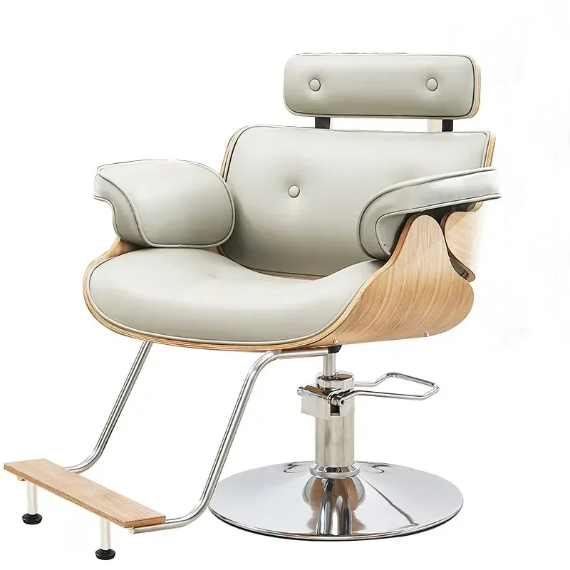 Lie Flat Hair Chair Barbershop Hair Lifting Luxury Beautify Special Rotation Walnut Leather Chair Manufacturer Sale
Lie Flat Hair Chair Barbershop Hair Lifting Luxury Beautify Special Rotation Walnut Leather Chair Manufacturer Sale