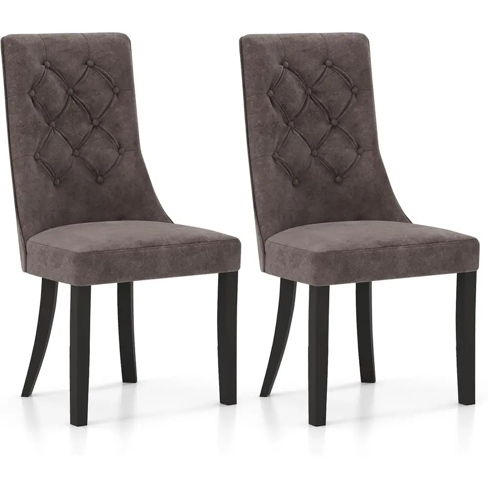 Upholstered Dining Chairs Set of 2 with High Backrest, Rubber Wood Legs, Padded Seats, Fabric Arms, Suitable for Kitchen, Living
Upholstered Dining Chairs Set of 2 with High Backrest, Rubber Wood Legs, Padded Seats, Fabric Arms, Suitable for Kitchen, Living
