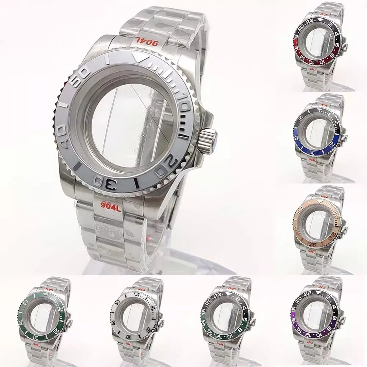 NH35 40mm Stainless steel case Flat sapphire glass Transparent case back cover Suitable for NH35/NH36 movement
NH35 40mm Stainless steel case Flat sapphire glass Transparent case back cover Suitable for NH35/NH36 movement