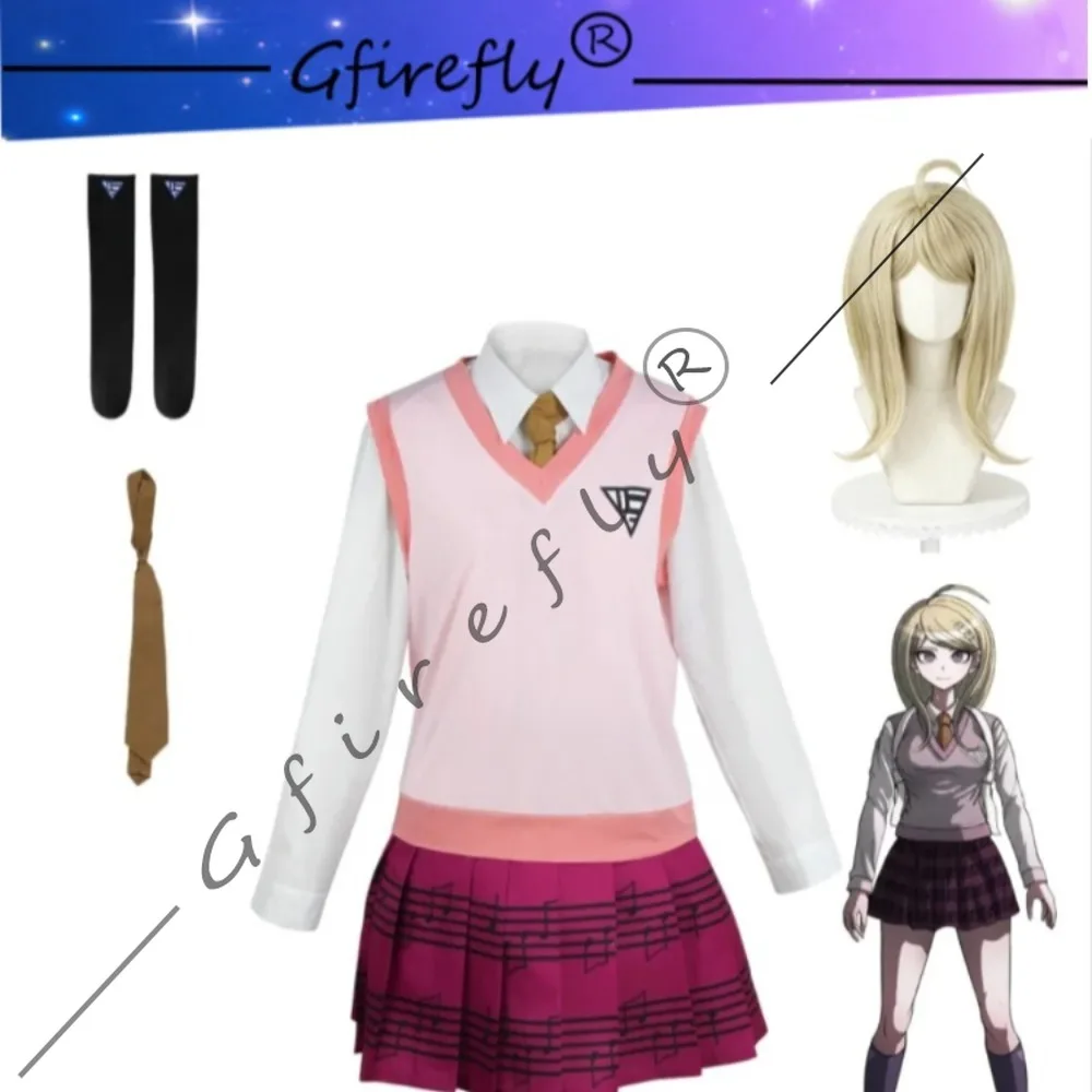 Danganronpa V3 Kaede Akamatsu Cosplay Costume Pink JK Uniform Skirt Adult Women Halloween Comic Con Carnival Stage Outfit
Danganronpa V3 Kaede Akamatsu Cosplay Costume Pink JK Uniform Skirt Adult Women Halloween Comic Con Carnival Stage Outfit