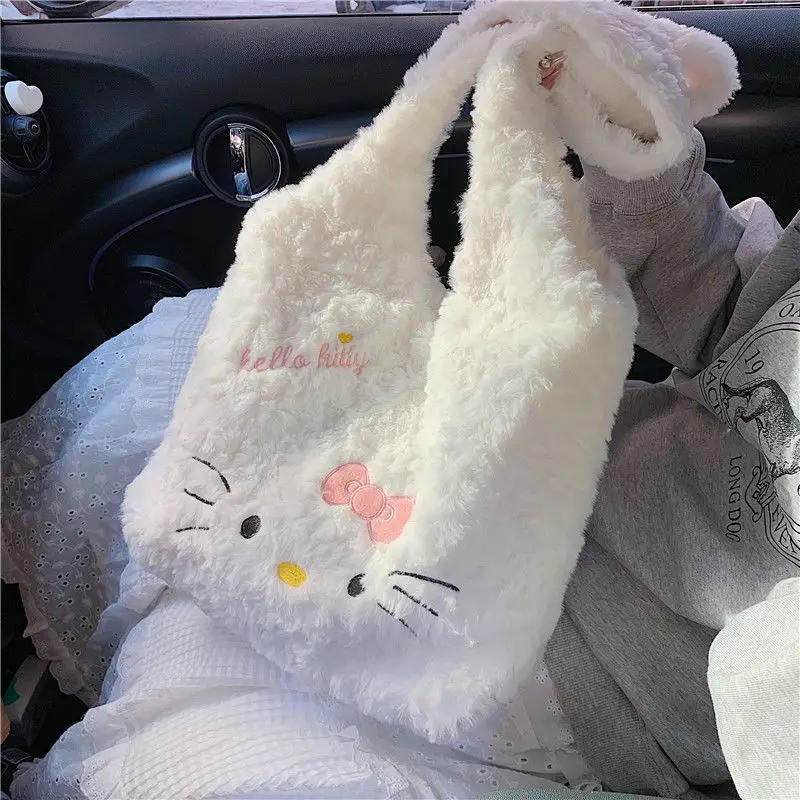 Girly Heart Kawaii Sanrio Anime Hello Kitty Large Capacity Shoulder Bag Sweet Cute Cartoon Plush Tote Bag Fashion Gifts for Girl
Girly Heart Kawaii Sanrio Anime Hello Kitty Large Capacity Shoulder Bag Sweet Cute Cartoon Plush Tote Bag Fashion Gifts for Girl