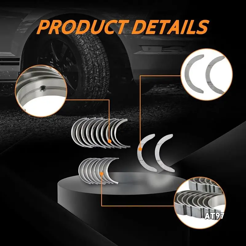 Main & Rod Bearings Set For Kia Optima Sorento Sportage For Hyundai Sonata Tucson Santa Fe 21020-2G020 23060-2G020
Main & Rod Bearings Set For Kia Optima Sorento Sportage For Hyundai Sonata Tucson Santa Fe 21020-2G020 23060-2G020