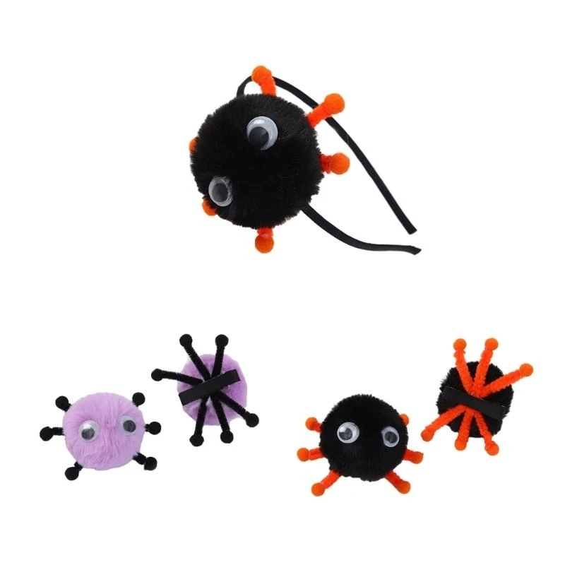 Plush Ball Headband and Hair Clip Halloween Festival Taking Photo Tiaras 15UB
Plush Ball Headband and Hair Clip Halloween Festival Taking Photo Tiaras 15UB