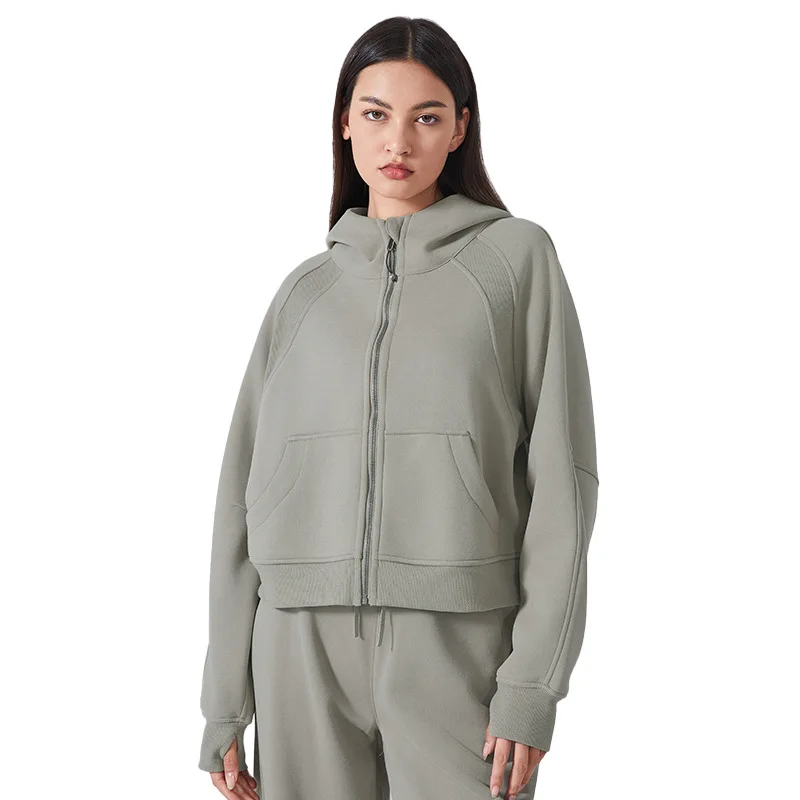 Girls Winter New Plush Thicken Running Jacket Women Warm Tight Fitness Yoga Coat Zipper Hooded Design Sense Gym Workout Clothes 
Girls Winter New Plush Thicken Running Jacket Women Warm Tight Fitness Yoga Coat Zipper Hooded Design Sense Gym Workout Clothes