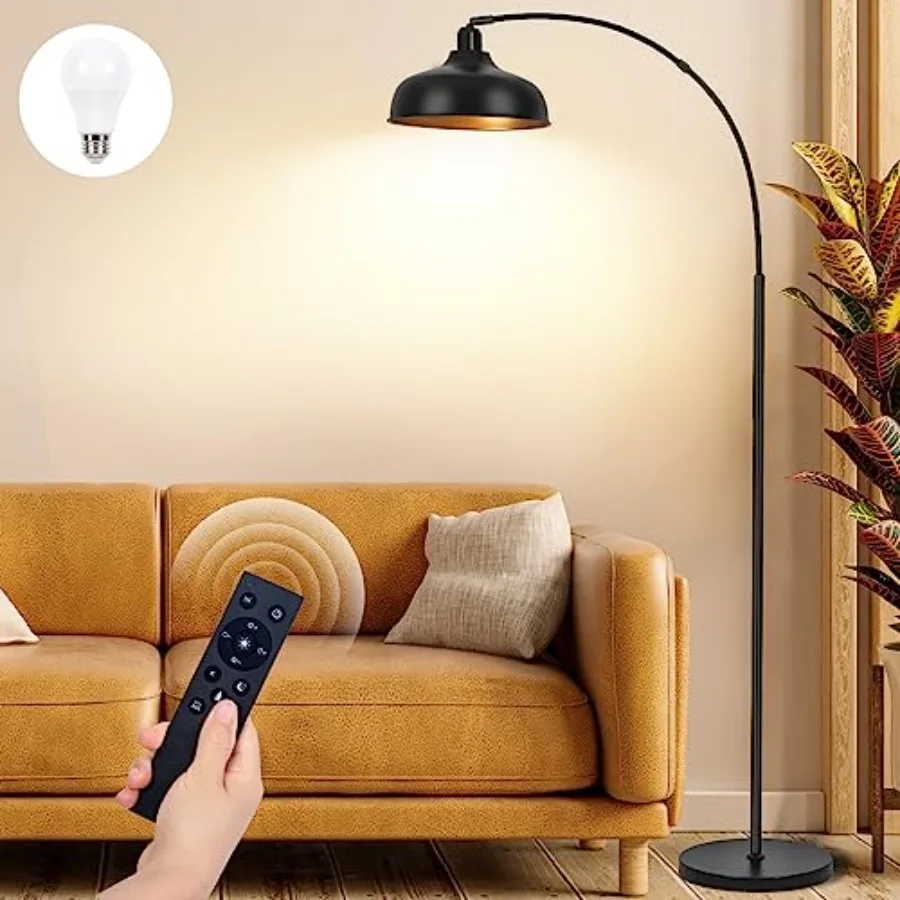 Arch Floor Lamps with Remote - Dimmable Floor Lamp 70", Tall Lamp with 360° Adjustable Hanging Metal Shade, Arc Lamps Floor Sta
Arch Floor Lamps with Remote - Dimmable Floor Lamp 70", Tall Lamp with 360° Adjustable Hanging Metal Shade, Arc Lamps Floor Sta