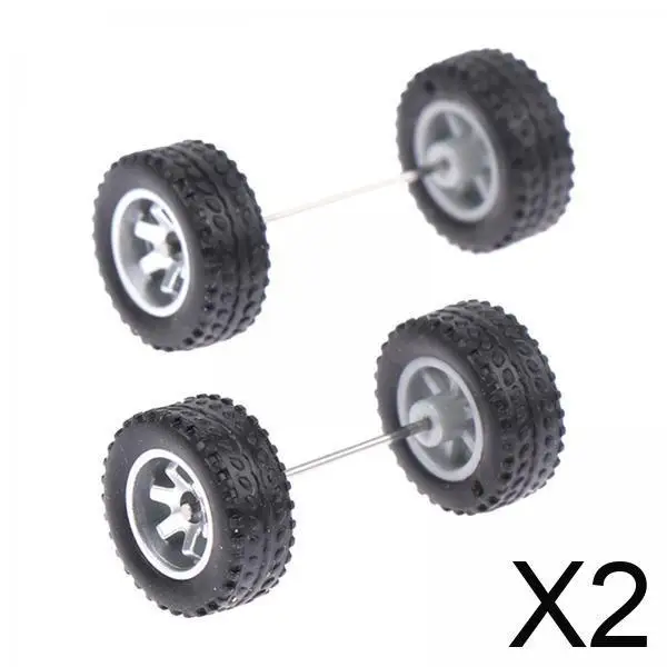 2x 4Pcs 1/64 Scale Modified Tire with Round Rod Axles Replacement Parts for Boys Adult Collectors RC Truck Accs
2x 4Pcs 1/64 Scale Modified Tire with Round Rod Axles Replacement Parts for Boys Adult Collectors RC Truck Accs