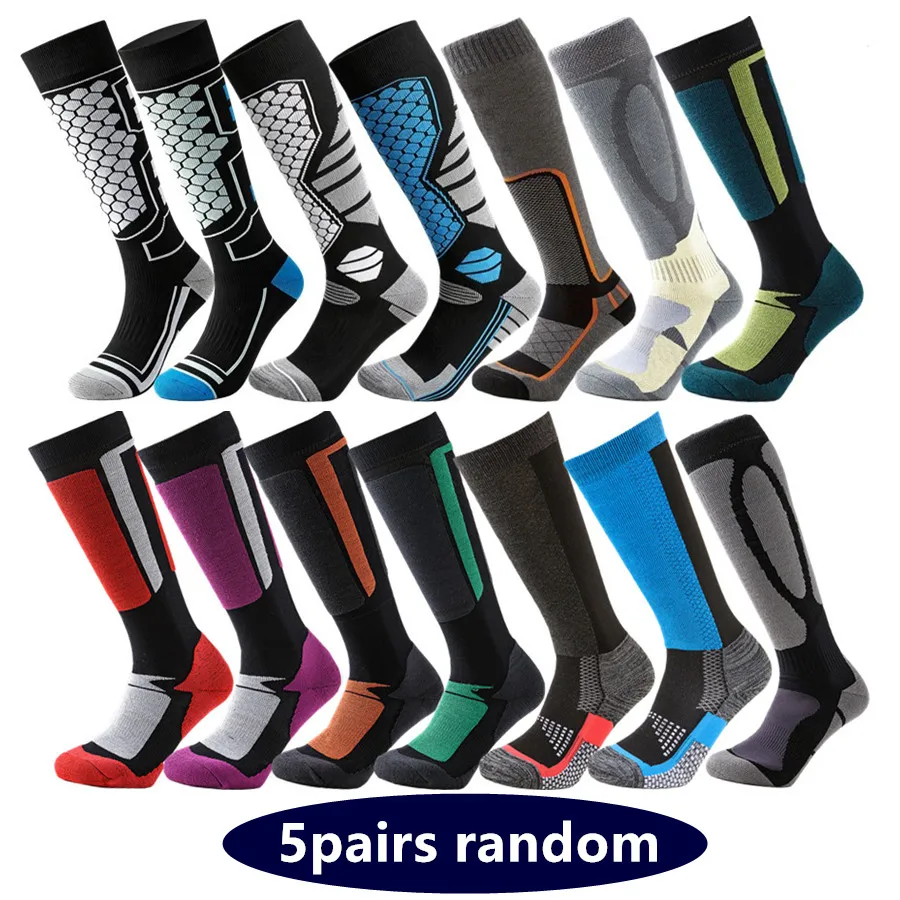 5 Pairs Random Winter Warming Thermal Snowboard Socks Men Women Knee High Outdoor Sport Hiking Ski Socks Elastic Fit
5 Pairs Random Winter Warming Thermal Snowboard Socks Men Women Knee High Outdoor Sport Hiking Ski Socks Elastic Fit