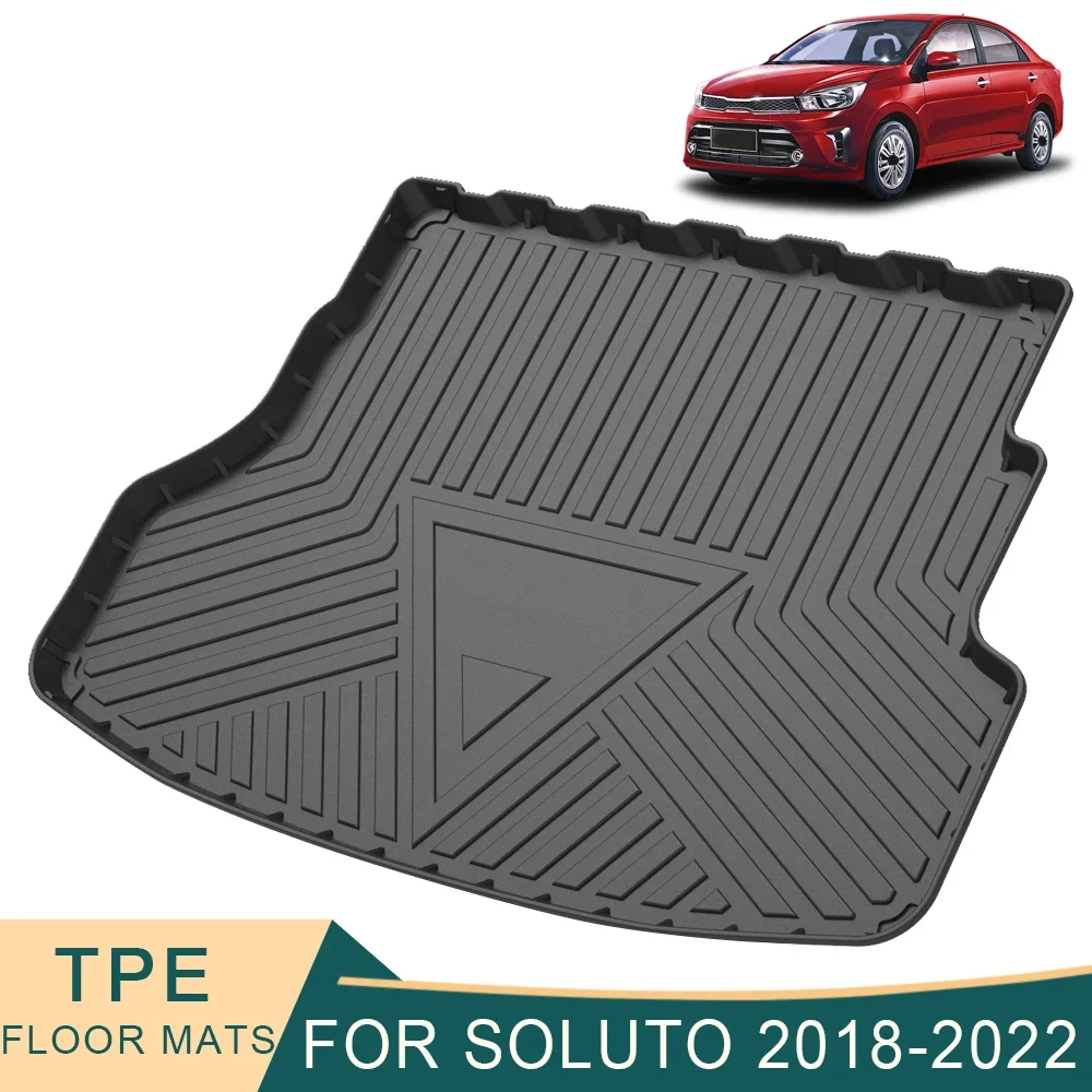 For KIA SOLUTO 2018-2022 Cargo Liner All-Weather TPE Non-slip Trunk Mats Waterproof Boot Tray Trunk Carpet
For KIA SOLUTO 2018-2022 Cargo Liner All-Weather TPE Non-slip Trunk Mats Waterproof Boot Tray Trunk Carpet