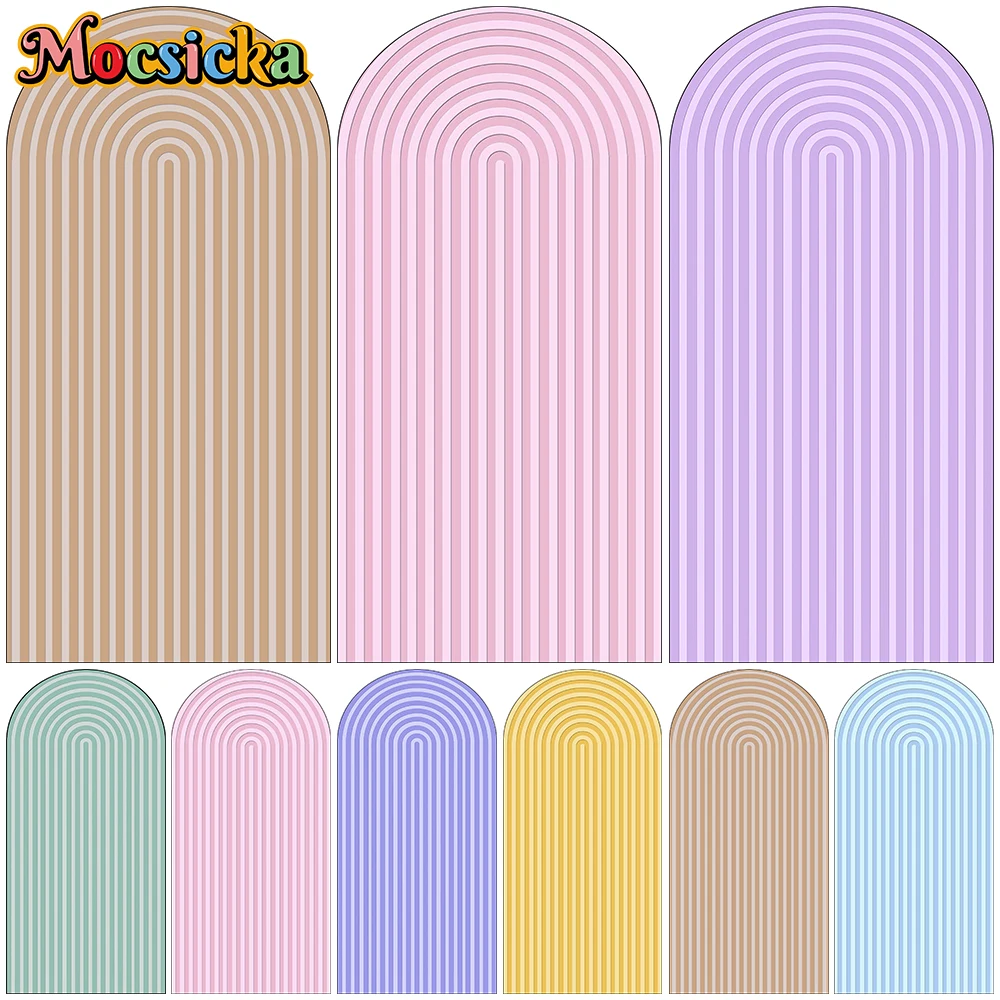 Mocsicka Solid Color Stripe Arch Covers Backdrop Elastic Double-Faced Pink Blue Wedding Birthday Arched Backgrounds Party Decors
Mocsicka Solid Color Stripe Arch Covers Backdrop Elastic Double-Faced Pink Blue Wedding Birthday Arched Backgrounds Party Decors