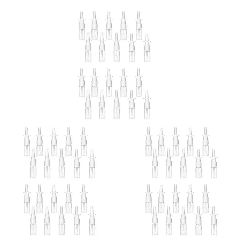 LLCS-60Pcs Nasal Spray Bottle, 10ML Clear Small Empty Nose Spray Bottle Reusable Fine Mist Sprayers For Travel
LLCS-60Pcs Nasal Spray Bottle, 10ML Clear Small Empty Nose Spray Bottle Reusable Fine Mist Sprayers For Travel