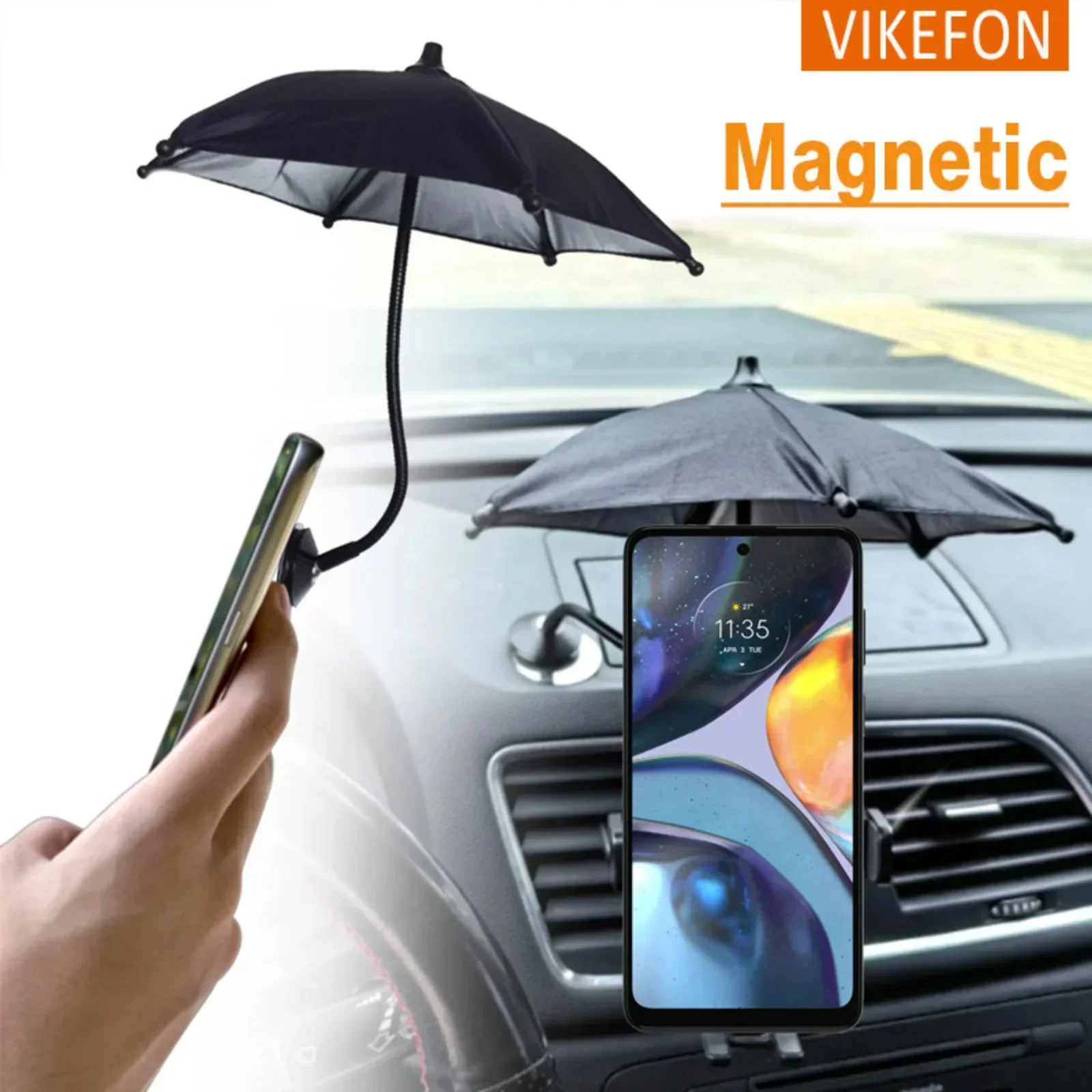 ° Rotation Adjustable Magnetic Mobile Phone Umbrella Anti-glare Sun Shade Shield Cover Mini Car Bike Motorcycle Accessories 
° Rotation Adjustable Magnetic Mobile Phone Umbrella Anti-glare Sun Shade Shield Cover Mini Car Bike Motorcycle Accessories
