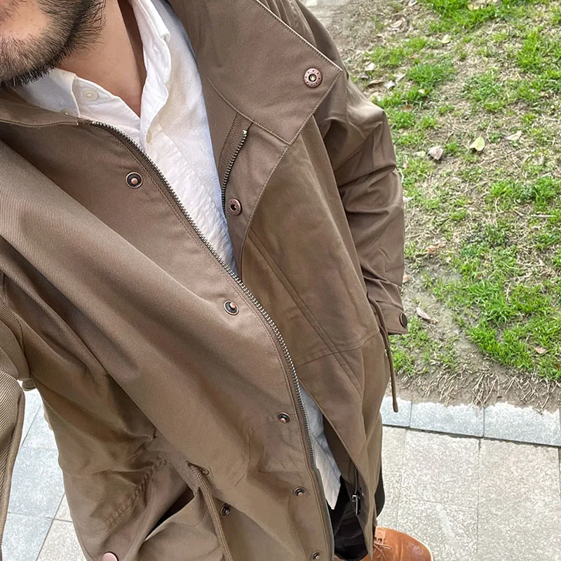 Мужская демисезонная куртка средней длины с воротником-стойкой, в американском ретро-стиле, из полиэстера, с длинными рукавами, на молнии
Мужская демисезонная куртка средней длины с воротником-стойкой, в американском ретро-стиле, из полиэстера, с длинными рукавами, на молнии