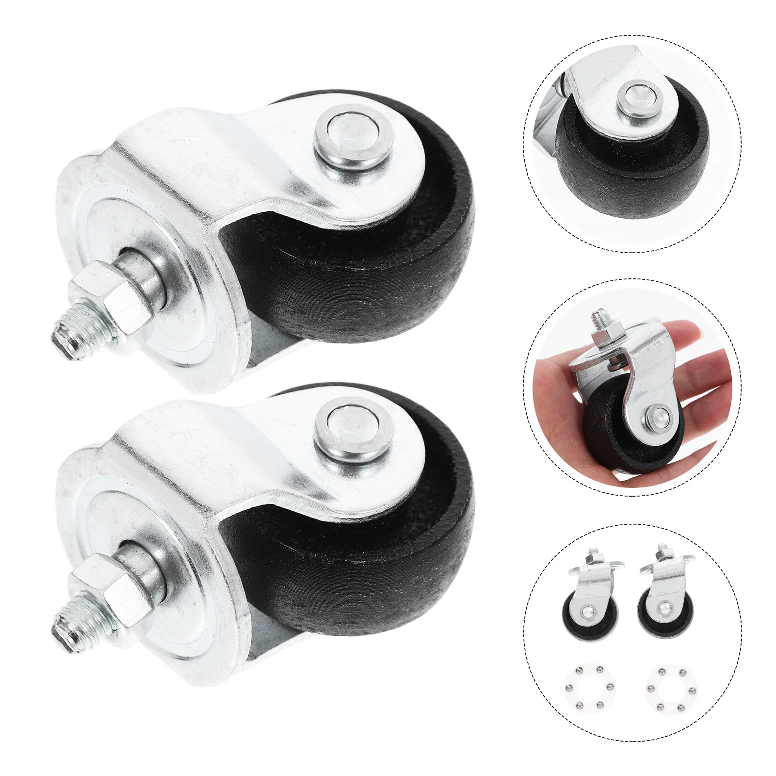 2 Pcs Front Wheel Hydraulic Jack Accessories Pallet Cart Wheels Steel Replacement Caster
2 Pcs Front Wheel Hydraulic Jack Accessories Pallet Cart Wheels Steel Replacement Caster