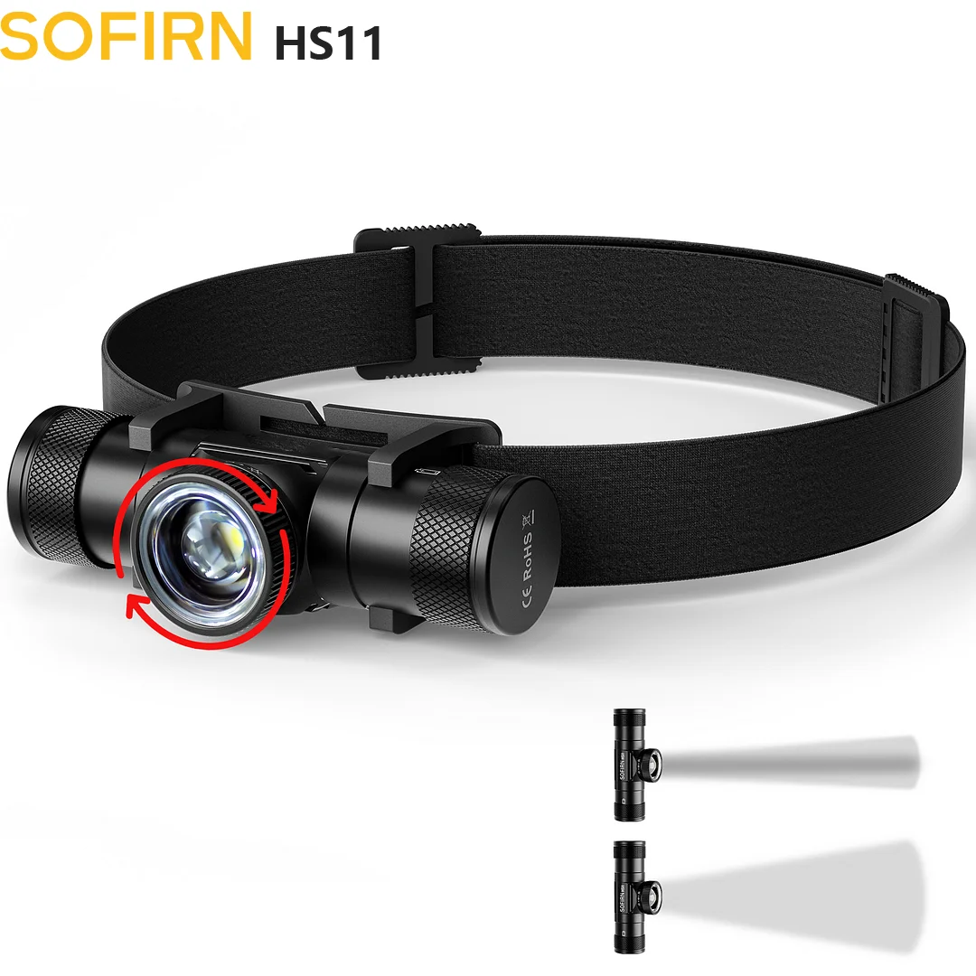 HS11 Headlamp Head Swivel Zoom 6000K High Power LED USB C Rechargeable Headlight for Camping
HS11 Headlamp Head Swivel Zoom 6000K High Power LED USB C Rechargeable Headlight for Camping