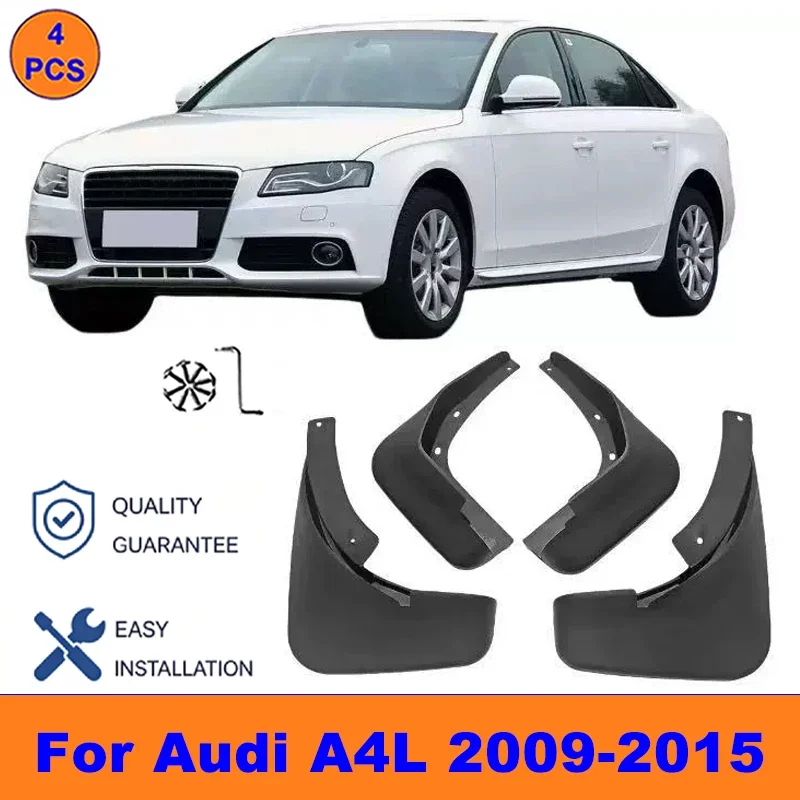 4Pcs Mud Flaps For Audi A4L 2009-2015 - Splash Guards Front&Rear Wheel Fender Mudguards Car Exterior Protection Accessories
4Pcs Mud Flaps For Audi A4L 2009-2015 - Splash Guards Front&Rear Wheel Fender Mudguards Car Exterior Protection Accessories