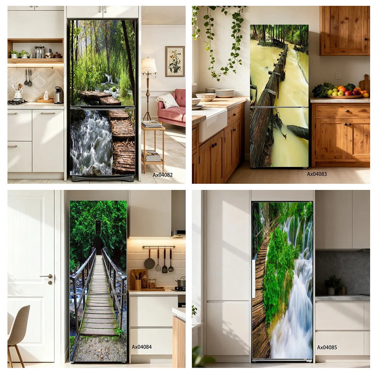 Lush Forest Stream Wooden Trail Self Adhesive Refrigerator Stickers Decor for Fridge Door Cabinet Wardrobe Furniture Makeover
Lush Forest Stream Wooden Trail Self Adhesive Refrigerator Stickers Decor for Fridge Door Cabinet Wardrobe Furniture Makeover