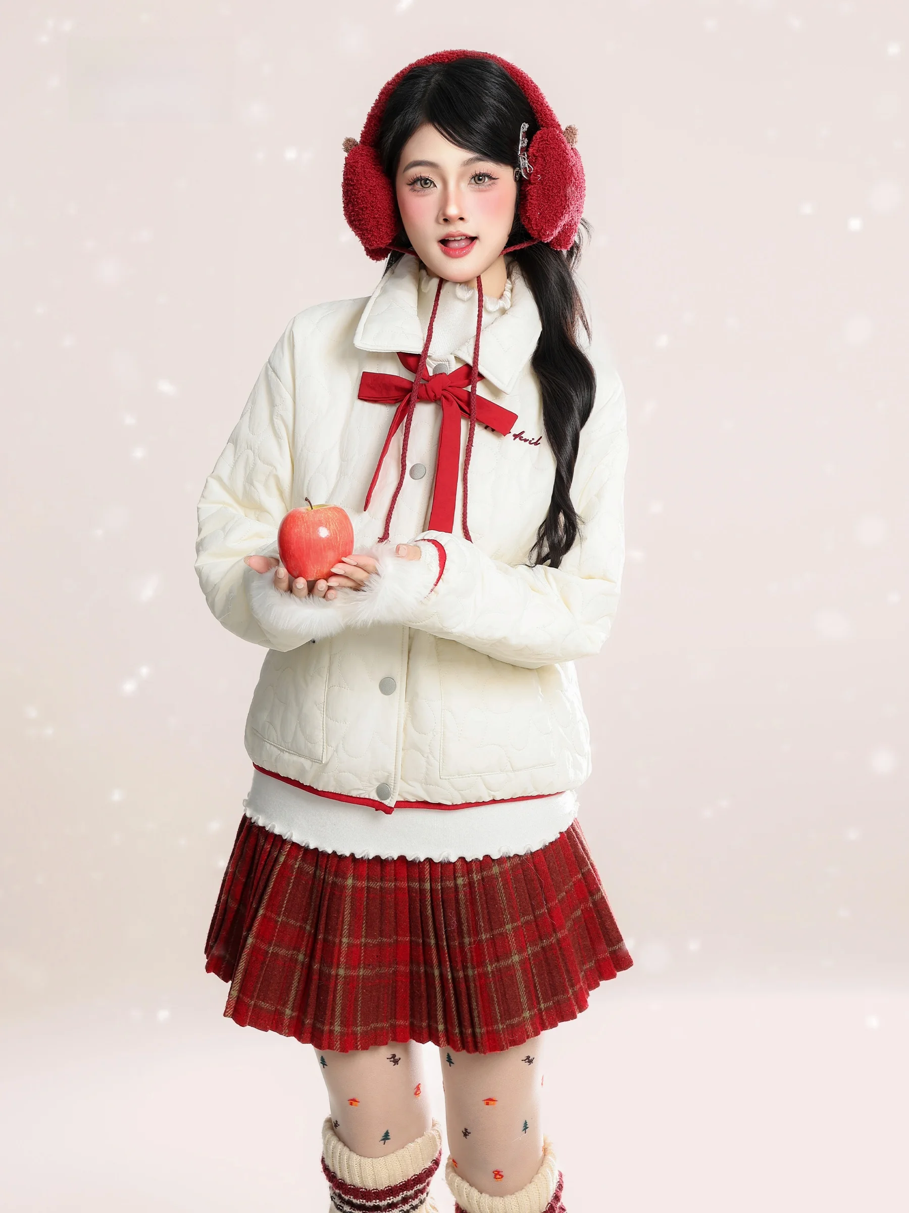 Женская хлопковая куртка HM Sweet Cisas с воротником-бантом, теплая зимняя верхняя одежда, повседневная, свободного кроя, с длинными рукавами
Женская хлопковая куртка HM Sweet Cisas с воротником-бантом, теплая зимняя верхняя одежда, повседневная, свободного кроя, с длинными рукавами