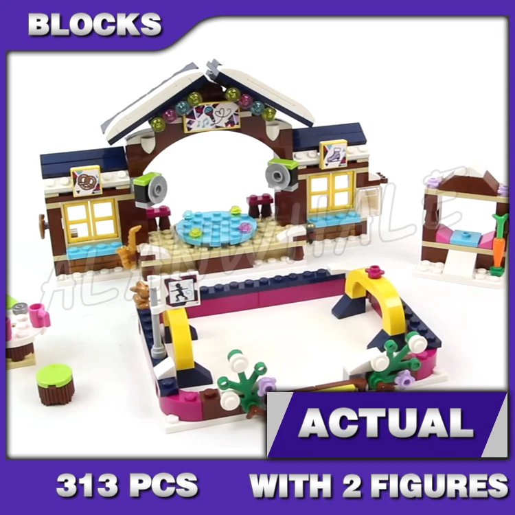313pcs Friends Snow Resort Ice Rink Skating Lodge Pretzel Shop Hockey Goals 10730 Building Blocks Toys Compatible With Model
313pcs Friends Snow Resort Ice Rink Skating Lodge Pretzel Shop Hockey Goals 10730 Building Blocks Toys Compatible With Model