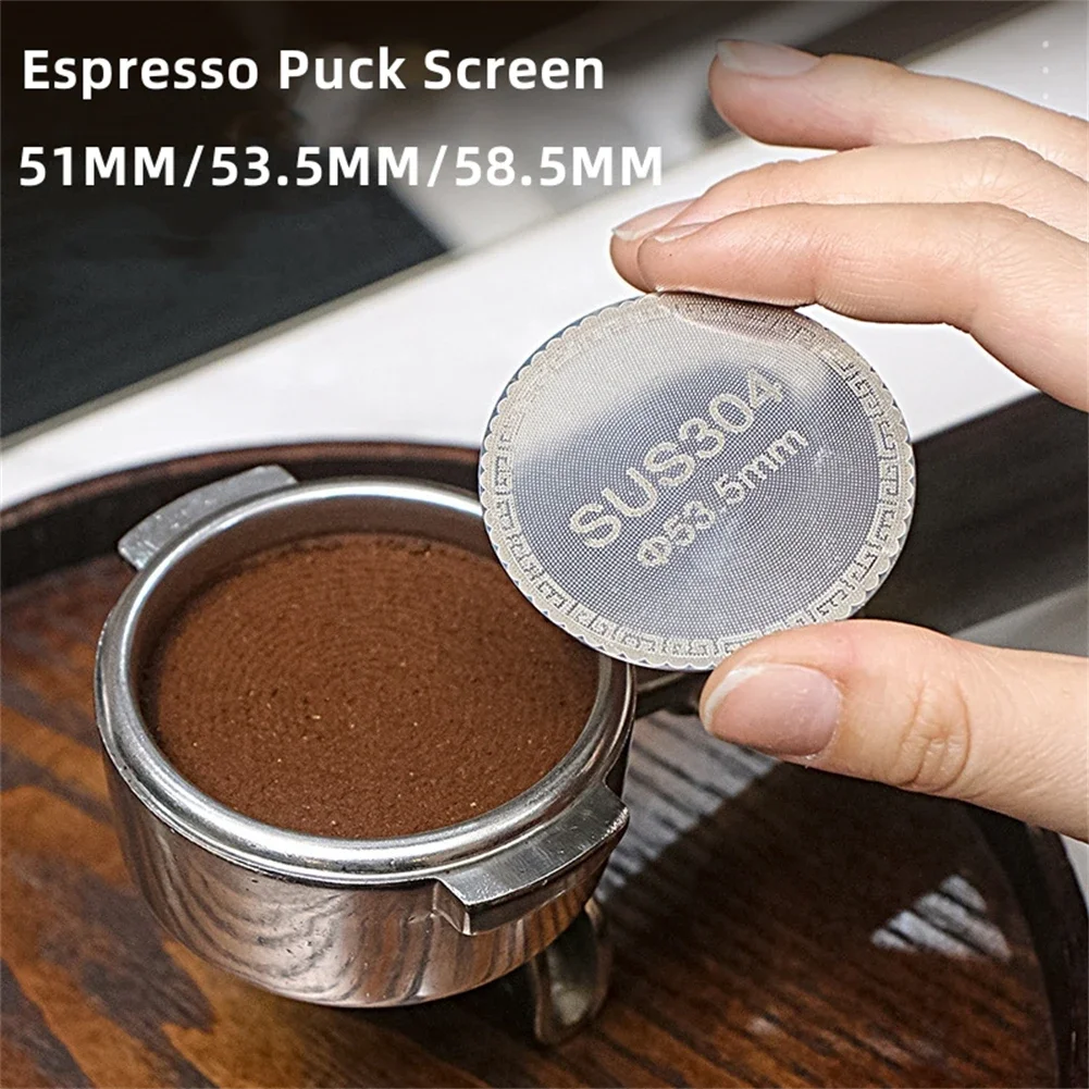 Espresso Puck Screen Double Layer Coffee Portafilter Basket Filters 51 53 58mm Reusable Filter Espresso Machine Tool Barista
Espresso Puck Screen Double Layer Coffee Portafilter Basket Filters 51 53 58mm Reusable Filter Espresso Machine Tool Barista