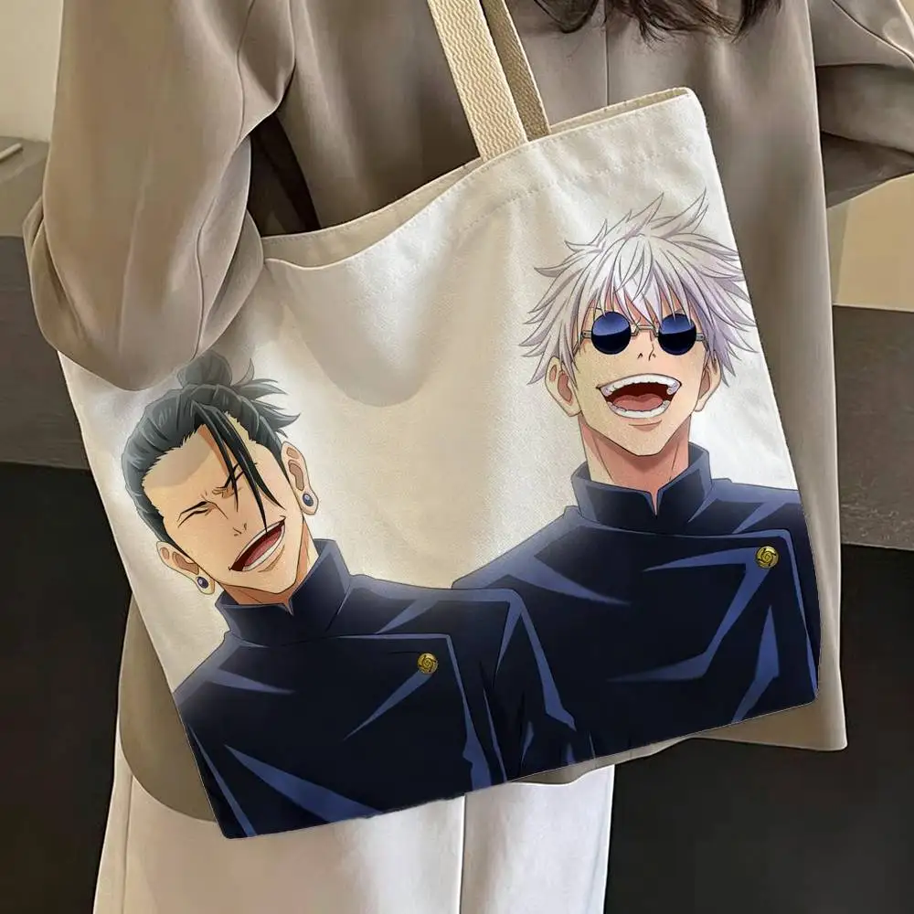 J-Jujutsu Anime K-Kaisen Print Shopping Bag Eco Shopper Cotton Jute Bag Reusable Bag Foldable Reusable Sac Tissu
J-Jujutsu Anime K-Kaisen Print Shopping Bag Eco Shopper Cotton Jute Bag Reusable Bag Foldable Reusable Sac Tissu