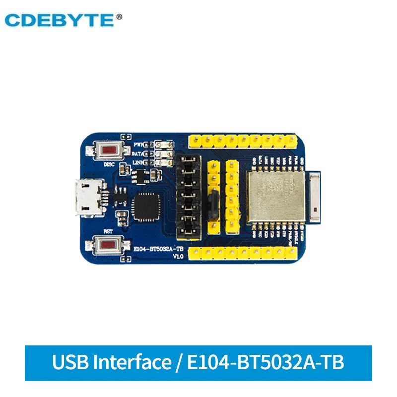 E104-BT5032A-TB BLE 5.0 2.4GHz 60M NRF52832 USB Test Board Bluetooth Module For UART E104-BT5032A CDEBYTE
E104-BT5032A-TB BLE 5.0 2.4GHz 60M NRF52832 USB Test Board Bluetooth Module For UART E104-BT5032A CDEBYTE