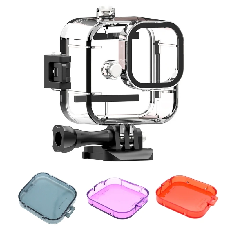 Waterproof Housing Diving Protective Shell Underwater Case with dapter & Screw/Diving Lens Filter for Hero 11 Mini Dropship
Waterproof Housing Diving Protective Shell Underwater Case with dapter & Screw/Diving Lens Filter for Hero 11 Mini Dropship