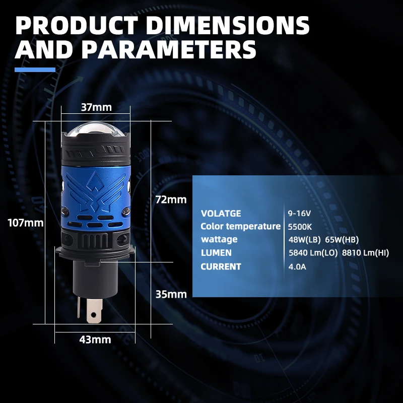 SANVI G3 MINI H4 Bi-светодиодные линзы проектора LHD/RHD для автомобильных фар H4 130 Вт 12 В 6000 К Мотоциклетные светодиодные фонари дальнего ближнего света
SANVI G3 MINI H4 Bi-светодиодные линзы проектора LHD/RHD для автомобильных фар H4 130 Вт 12 В 6000 К Мотоциклетные светодиодные фонари дальнего ближнего света