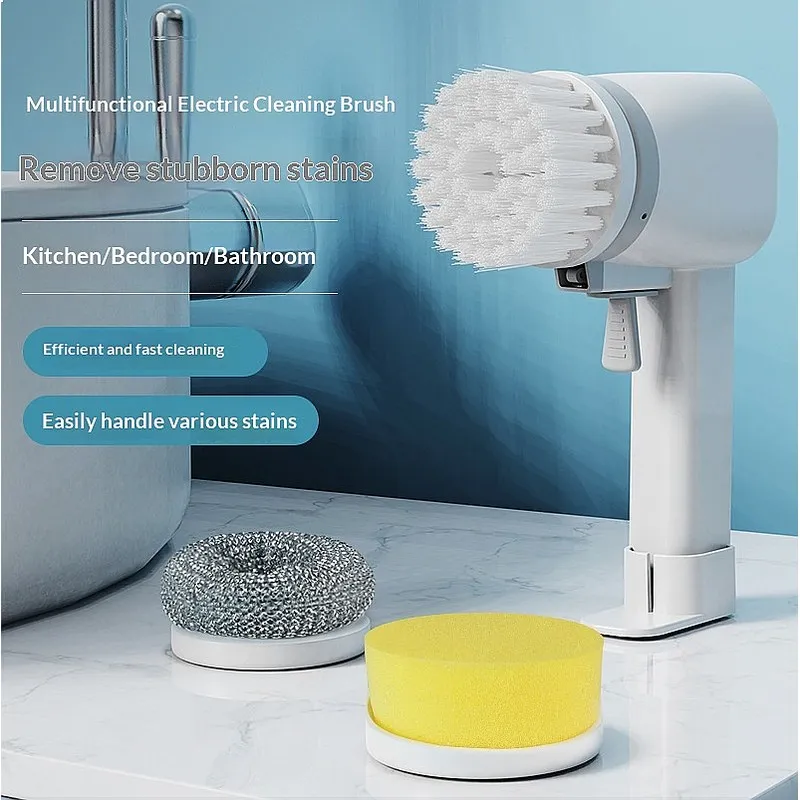 Cordless Electric Cleaning Brush Set, Multi-Purpose Scrubber for Kitchen Bathroom Shoes
Cordless Electric Cleaning Brush Set, Multi-Purpose Scrubber for Kitchen Bathroom Shoes