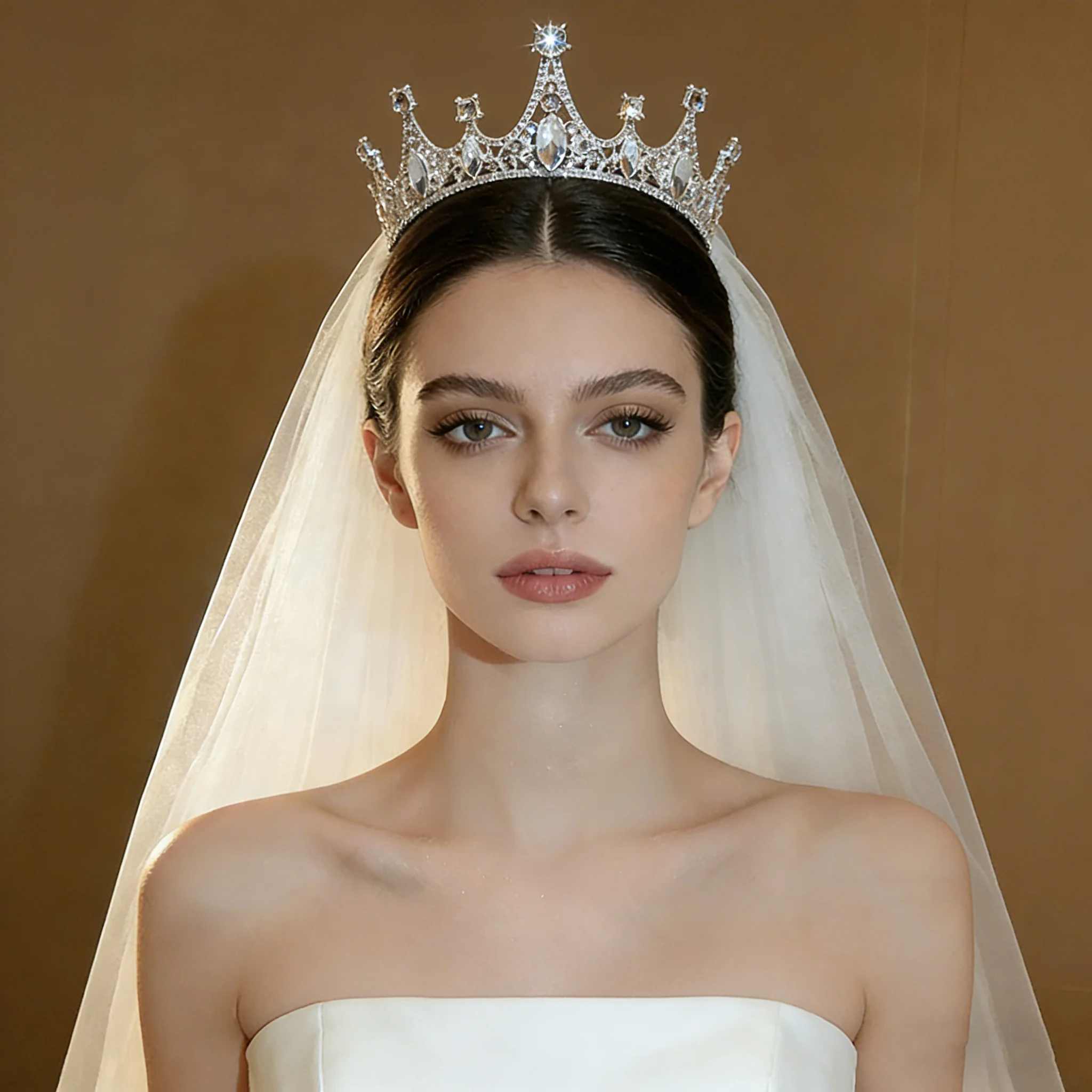 Ослепительная повязка для волос со стразами и короной для женщин, принцесса невесты, великолепные геометрические диадемы для волос, аксессуары для дня рождения, свадьбы
Ослепительная повязка для волос со стразами и короной для женщин, принцесса невесты, великолепные геометрические диадемы для волос, аксессуары для дня рождения, свадьбы