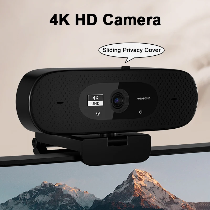4K Webcam 1080P Mini Camera 2K Full HD Webcam with Microphone 30fps USB Web Cam for Auto Focus PC Laptop Video Shooting Camera
4K Webcam 1080P Mini Camera 2K Full HD Webcam with Microphone 30fps USB Web Cam for Auto Focus PC Laptop Video Shooting Camera