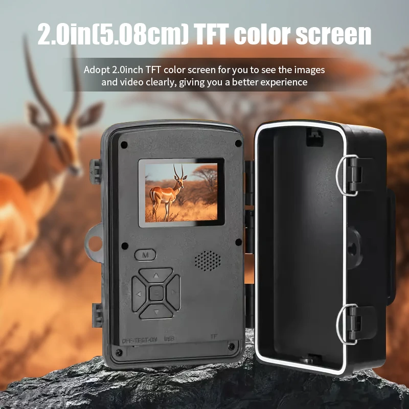 Trail Game Cam Mini Hunting Camera No Battery 20MP Photos Infrared Night Vision Outdoor Motion Activated Tracking Surveillance
Trail Game Cam Mini Hunting Camera No Battery 20MP Photos Infrared Night Vision Outdoor Motion Activated Tracking Surveillance