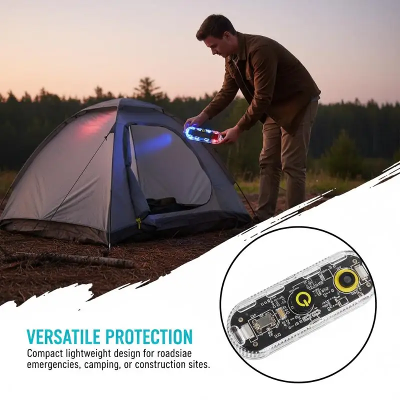 1/2PCS Solar LED Flashing Warning Light Adjustable Strobe Lamp Auto Parking Rear Safety Light
1/2PCS Solar LED Flashing Warning Light Adjustable Strobe Lamp Auto Parking Rear Safety Light