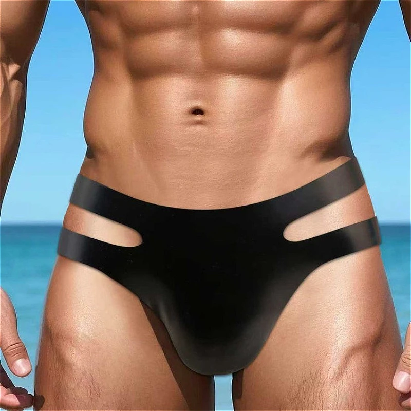 Rubber Men Sexy Underwear Seamless Latex Bugle Pouch Thongs Erotic Mens Lingerie Elastic Sissy Panties Tight Male Gay G-Strings
Rubber Men Sexy Underwear Seamless Latex Bugle Pouch Thongs Erotic Mens Lingerie Elastic Sissy Panties Tight Male Gay G-Strings