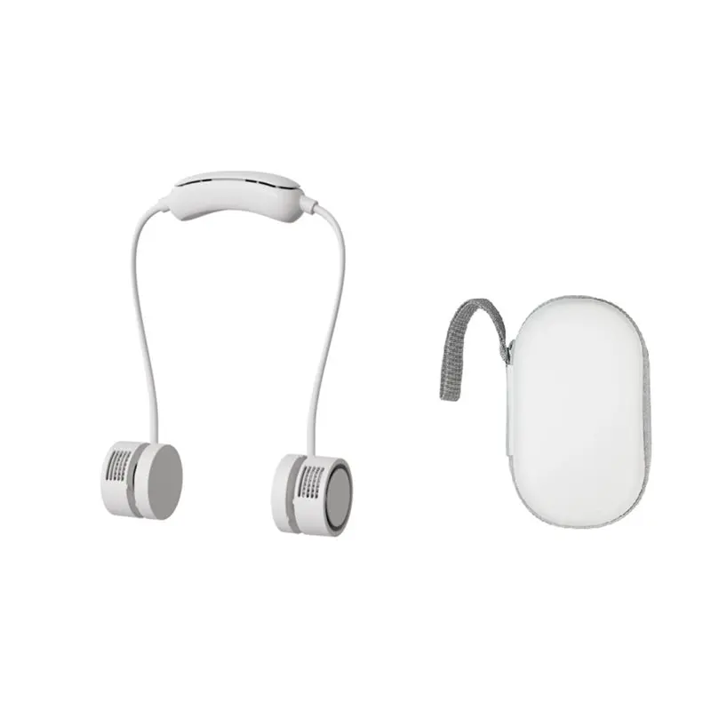 KEOL-Neck Fan With Cold Compress Function Outdoor Travel Sport Wearable Mini Hanging Neck Fan +Storage Box
KEOL-Neck Fan With Cold Compress Function Outdoor Travel Sport Wearable Mini Hanging Neck Fan +Storage Box