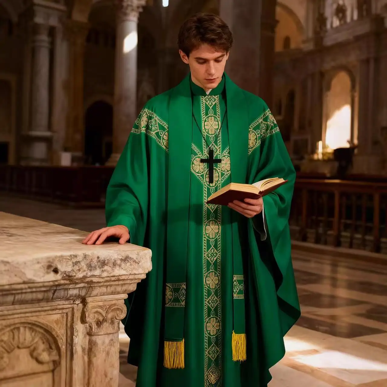 Средневековый мусульманский священник, молитвенный наряд, винтажный европейский шарф, длинный халат, костюм для Хэллоуина, Падре, косплей, сценическое выступление
Средневековый мусульманский священник, молитвенный наряд, винтажный европейский шарф, длинный халат, костюм для Хэллоуина, Падре, косплей, сценическое выступление