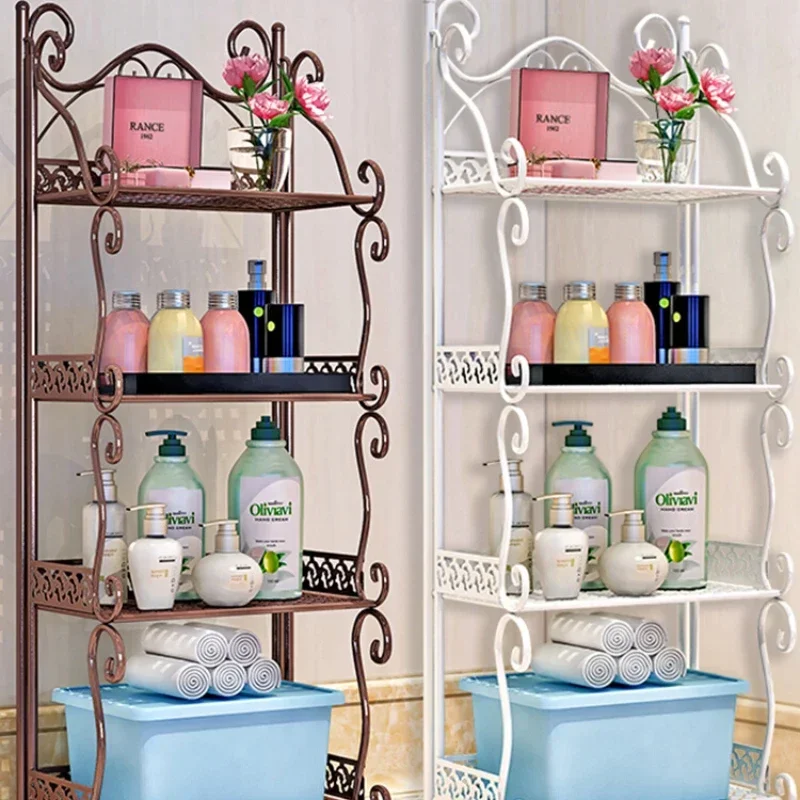 Bathroom rack Floor-to-ceiling toilet Wrought iron multi-layer shelf Kitchen Balcony Storage
Bathroom rack Floor-to-ceiling toilet Wrought iron multi-layer shelf Kitchen Balcony Storage