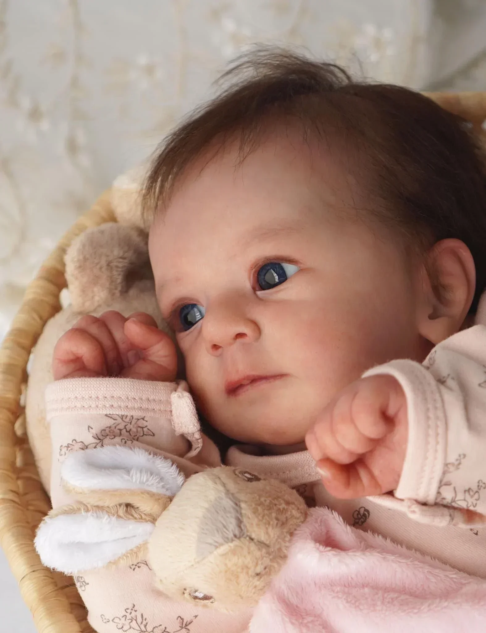 49CM Full Body Silicone Vinyl Newborn Baby Dolls Reborn Felicia Doll Hand Paint with Genesis High Quality 3D skin Tone
49CM Full Body Silicone Vinyl Newborn Baby Dolls Reborn Felicia Doll Hand Paint with Genesis High Quality 3D skin Tone